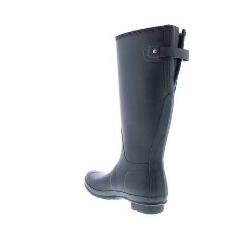 Hunter Original Tall Back Adjustable Boot WFT1001RMA-DSL Womens Black Rain Boots
