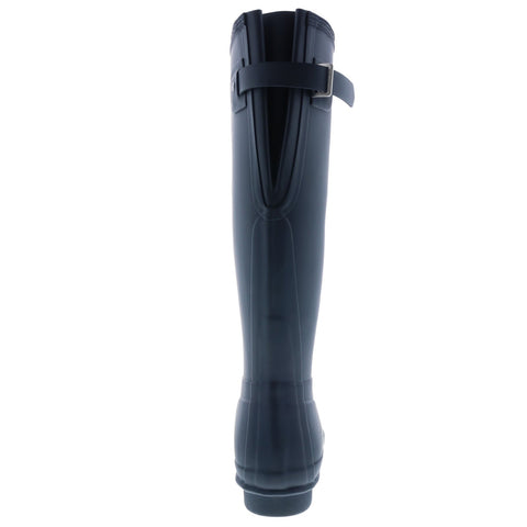 Hunter Original Tall Back Adjustable Boot WFT1001RMA-NVY Womens Blue Rain Boots