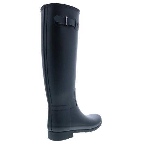 Hunter Refined Tall Boot WFT1071RMA-NVY Womens Synthetic Blue Rain Boots