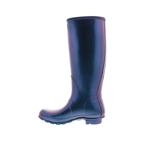 Hunter Original Tall Nebula Boot WFT2027NEB-SBR Womens Blue Rain Boots