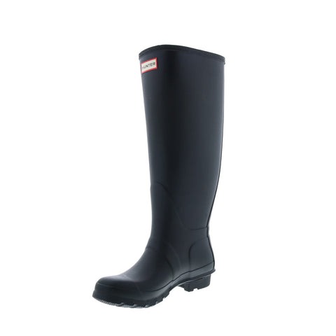 Hunter Original Tall Wide Boot WFT2083RMA-BLK Womens Black Wide Rain Boots