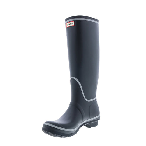 Hunter Original Tall Reflective Outline Boot WFT2240RMA-BLK Womens Black Rain Boots