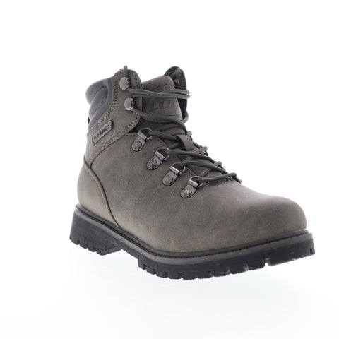 Lugz Grotto II WGROT2D-2019 Mens Gray Leather High Top Casual Dress Boots