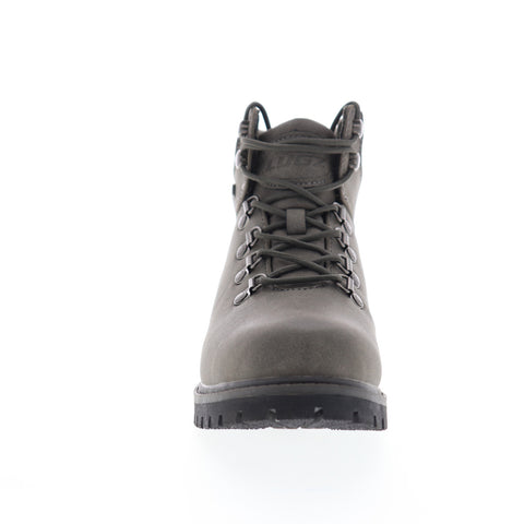 Lugz Grotto II WGROT2D-2019 Mens Gray Leather High Top Casual Dress Boots
