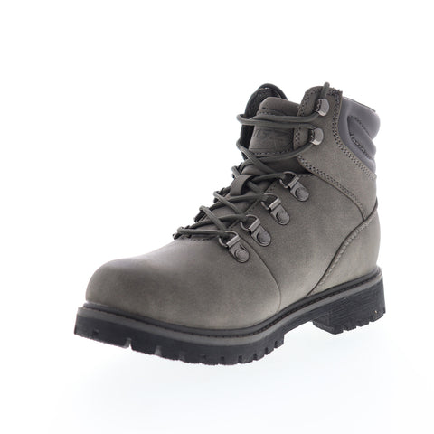 Lugz Grotto II WGROT2D-2019 Mens Gray Leather High Top Casual Dress Boots