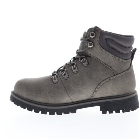 Lugz Grotto II WGROT2D-2019 Mens Gray Leather High Top Casual Dress Boots