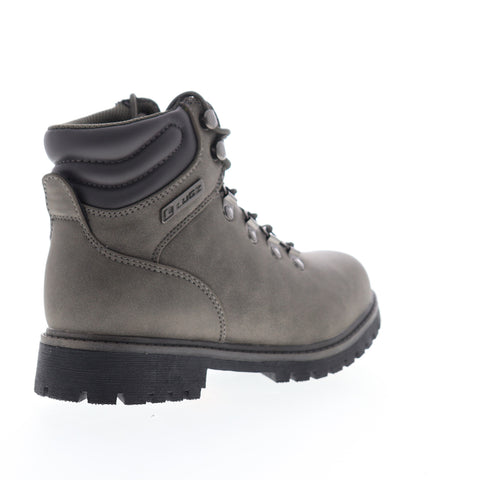 Lugz Grotto II WGROT2D-2019 Mens Gray Leather High Top Casual Dress Boots