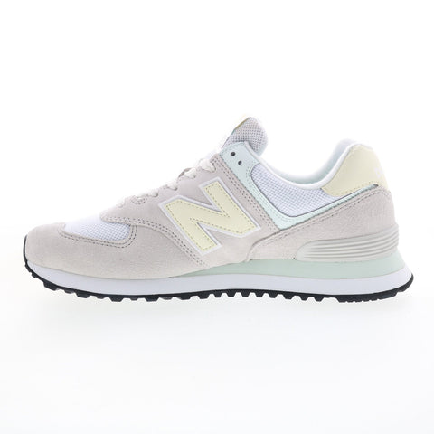 New Balance 574V2 WL574VL2 Womens Gray Suede Lace Up Lifestyle Sneakers Shoes