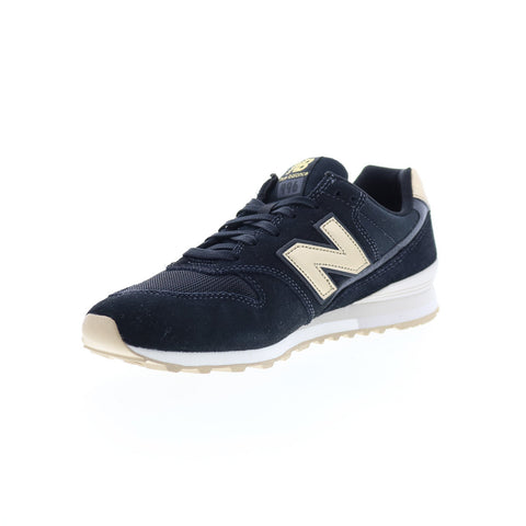 New Balance 996 WL996CE2 Womens Black Suede Lifestyle Sneakers Shoes