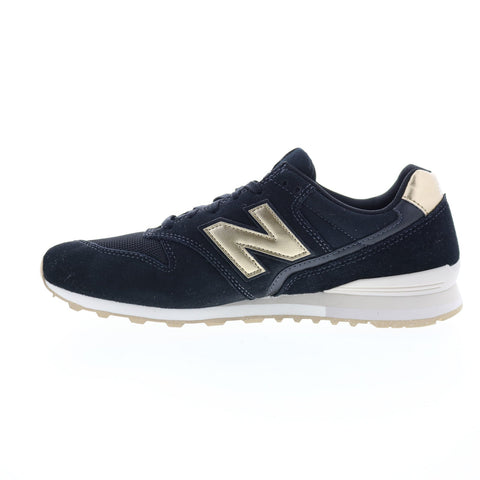 New Balance 996 WL996CE2 Womens Black Suede Lifestyle Sneakers Shoes