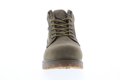 Lugz Mantle Mid WMANTLMD-2993 Mens Gray Nubuck Casual Dress Lace Up Boots Shoes