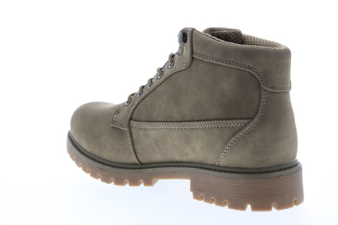 Lugz Mantle Mid WMANTLMD-2993 Mens Gray Nubuck Casual Dress Lace Up Boots Shoes
