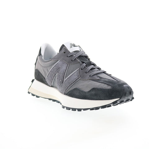 New Balance 327 WS327VF Womens Gray Suede Lace Up Lifestyle Sneakers Shoes