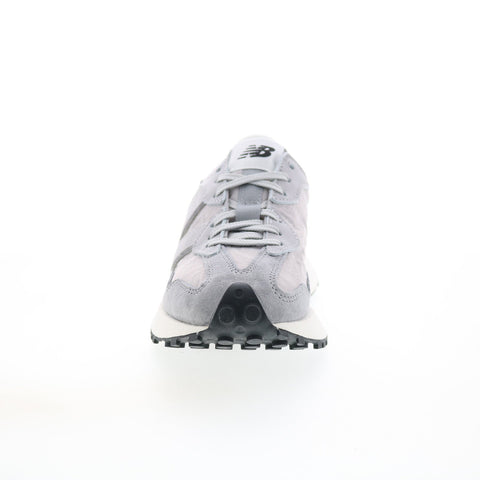 New Balance 327 WS327VG Womens Gray Suede Lace Up Lifestyle Sneakers Shoes