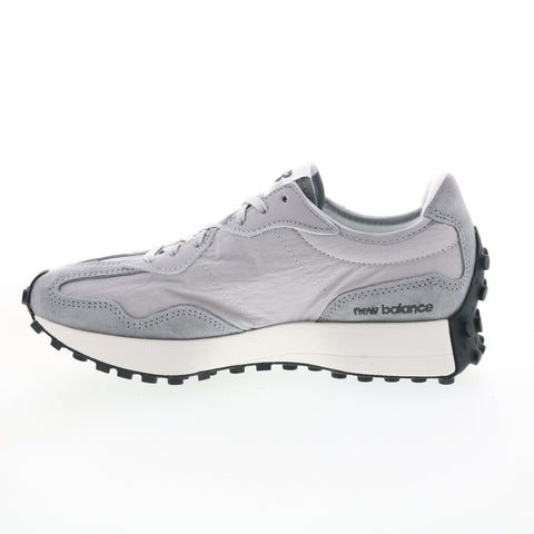 New Balance 327 WS327VG Womens Gray Suede Lace Up Lifestyle Sneakers Shoes