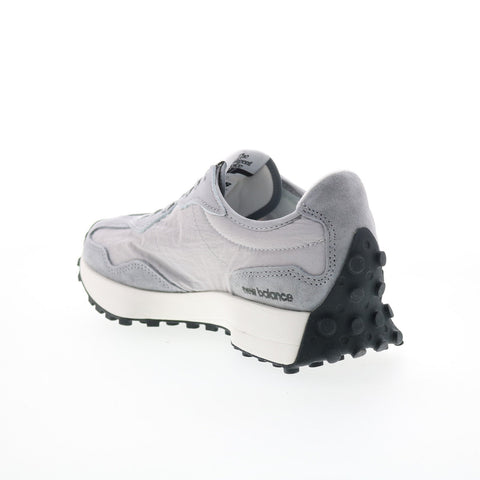 New Balance 327 WS327VG Womens Gray Suede Lace Up Lifestyle Sneakers Shoes