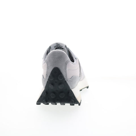 New Balance 327 WS327VG Womens Gray Suede Lace Up Lifestyle Sneakers Shoes