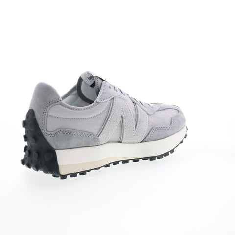 New Balance 327 WS327VG Womens Gray Suede Lace Up Lifestyle Sneakers Shoes
