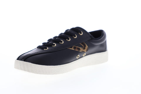 Tretorn Nylite 25 Plus Womens Black Low Top Lace Up Lifestyle Sneakers Shoes