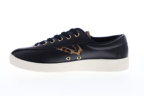 Tretorn Nylite 25 Plus Womens Black Low Top Lace Up Lifestyle Sneakers Shoes