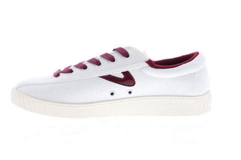 Tretorn Nylite 28 Plus Womens White Canvas Low Top Lifestyle Sneakers Shoes