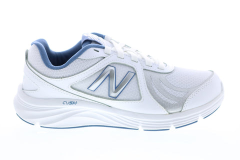New Balance Walking Womens White Extra Narrow Lifestyle Sneakers Shoes