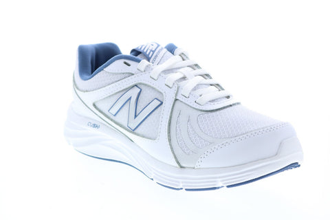 New Balance Walking Womens White Extra Narrow Lifestyle Sneakers Shoes