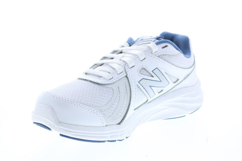 New Balance Walking Womens White Extra Narrow Lifestyle Sneakers Shoes