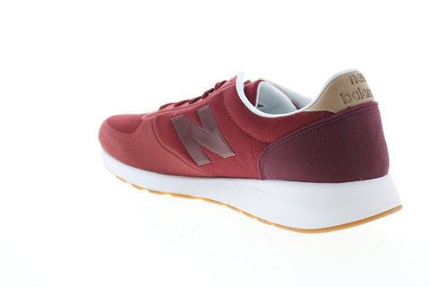 New Balance 215 XMS215YMC Mens Burgundy Canvas Lifestyle Sneakers Shoes
