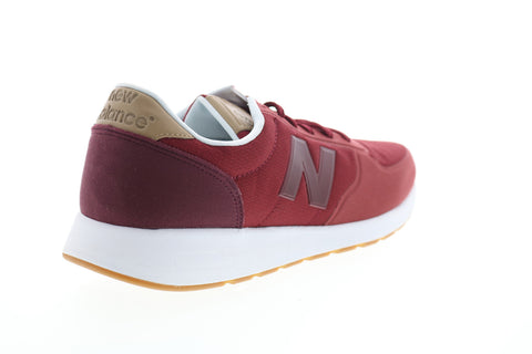New Balance 215 XMS215YMC Mens Burgundy Canvas Lifestyle Sneakers Shoes