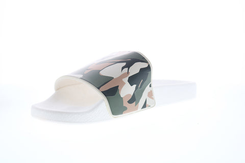 Diesel A-Lohaa Sa-Maral Mens Beige Tan Slip On Slides Sandals Shoes