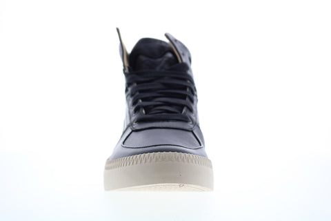 Diesel S-Spaark Mid Mens Black Leather Lace Up Lifestyle Sneakers Shoes