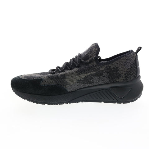 Diesel S-Hanami Mid X Men's Black Canvas Mid-Top Sneakers - Lace Up Lifestyle Shoes