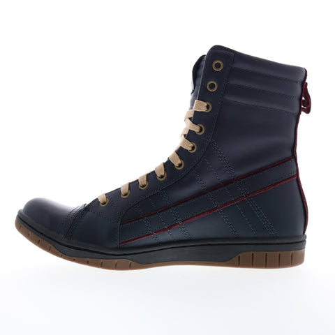 Diesel Tatradium D-Valadium Mens Blue Leather Lace Up Lifestyle Sneakers Shoes