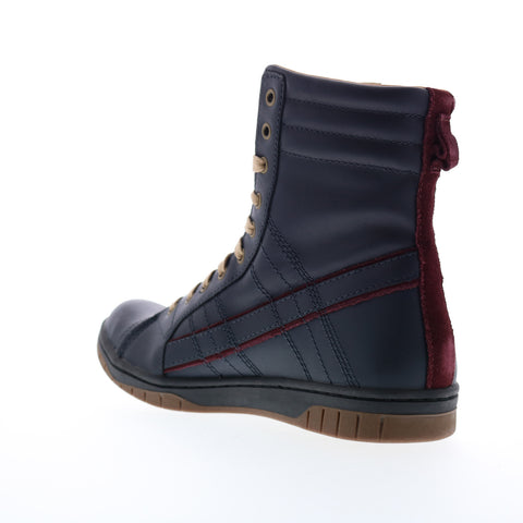 Diesel Tatradium D-Valadium Mens Blue Leather Lace Up Lifestyle Sneakers Shoes