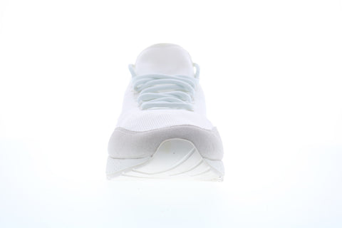 Diesel Skb S-Kby Stripe Mens White Canvas Lace Up Lifestyle Sneakers Shoes