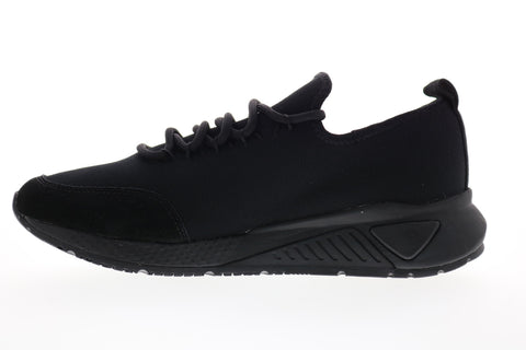 Diesel Skb S-Kby Stripe Mens Black Canvas Lace Up Lifestyle Sneakers Shoes