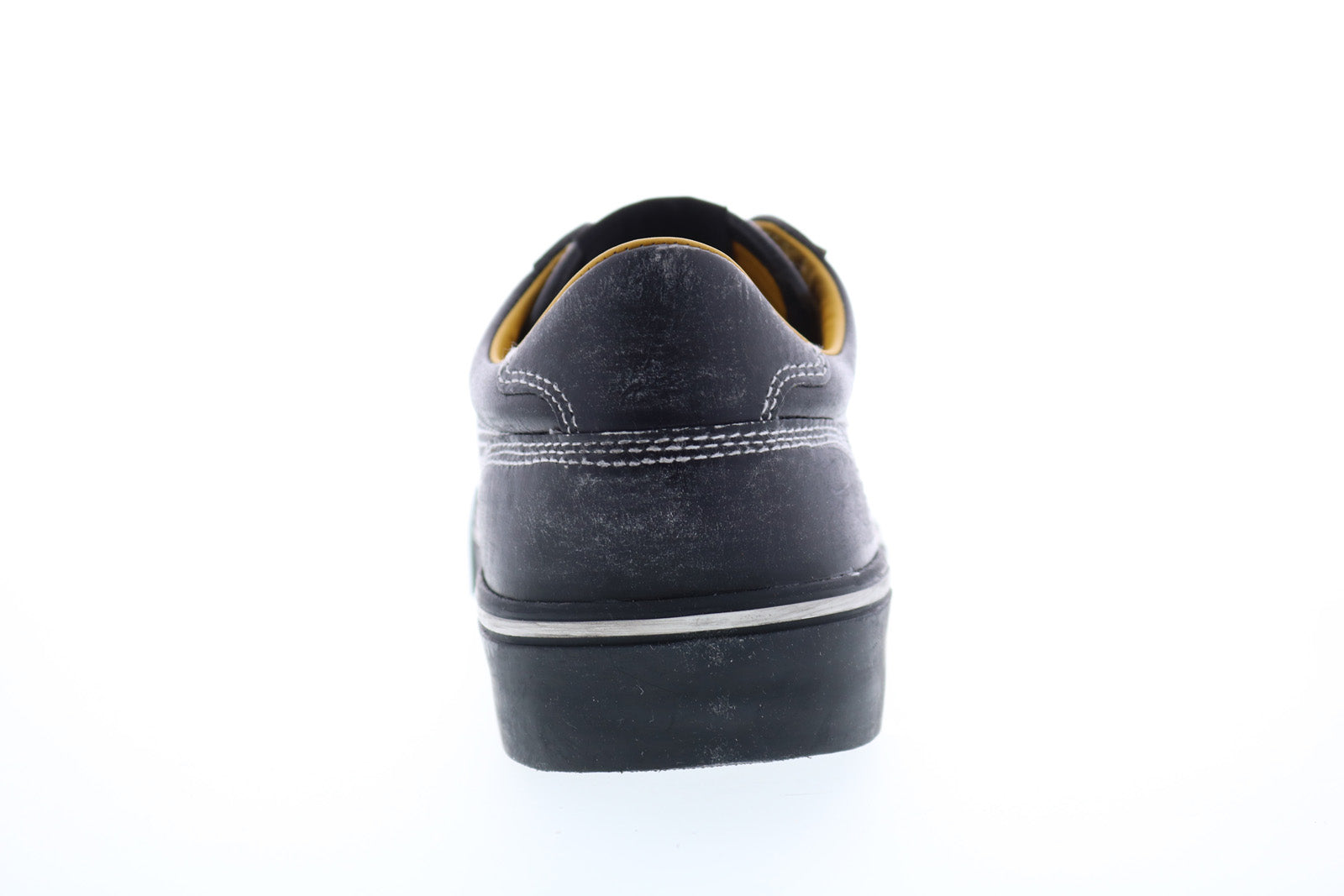 Diesel 355 Flip S-Flip Low Mens Black Leather Lace Up Lifestyle