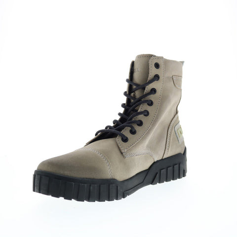 Diesel Le Rua H-Rua AM Mens Gray Suede Lace Up Lifestyle Sneakers Shoes