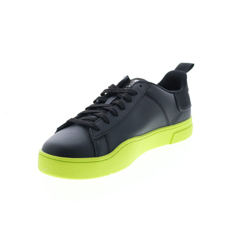 Diesel S-Clever Low Lace Mens Black Leather Lifestyle Sneakers Shoes