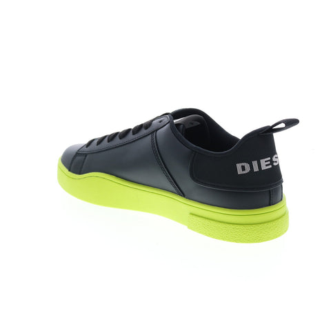 Diesel S-Clever Low Lace Mens Black Leather Lifestyle Sneakers Shoes
