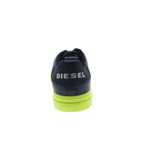 Diesel S-Clever Low Lace Mens Black Leather Lifestyle Sneakers Shoes