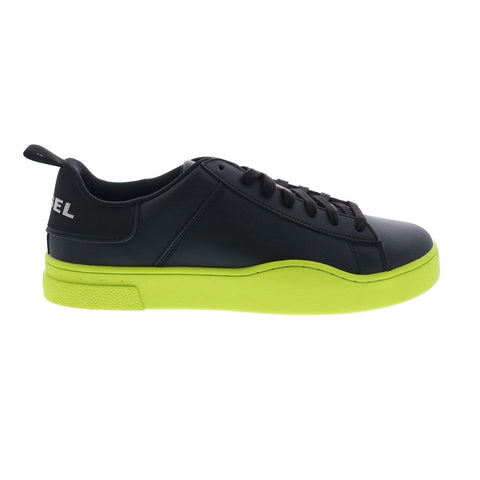 Diesel S-Clever Low Lace Mens Black Leather Lifestyle Sneakers Shoes