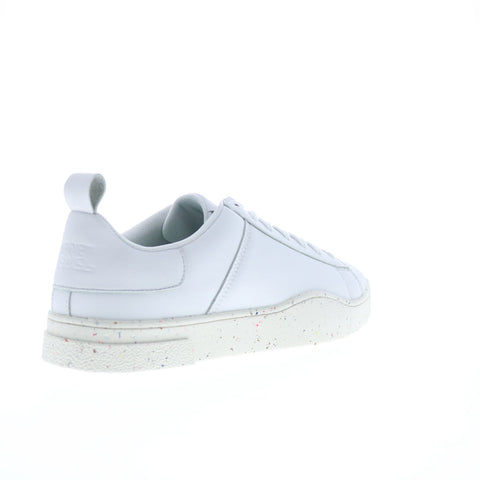 Diesel S-Clever Low Lace Mens White Leather Lifestyle Sneakers Shoes