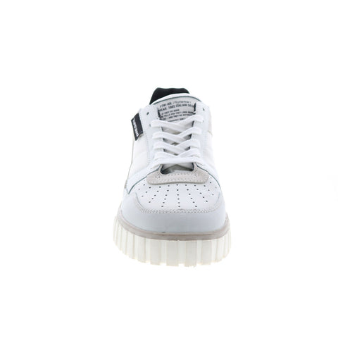 Diesel Le Rua S-Rua Low90 Mens White Leather Lace Up Lifestyle Sneakers Shoes