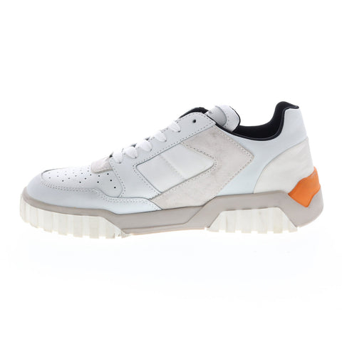 Diesel Le Rua S-Rua Low90 Mens White Leather Lace Up Lifestyle Sneakers Shoes