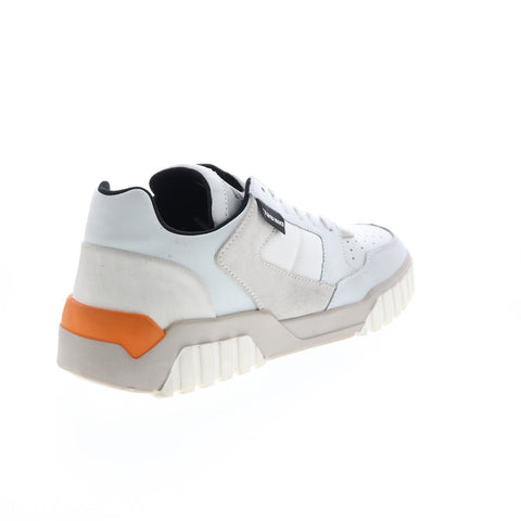 Diesel Le Rua S-Rua Low90 Mens White Leather Lace Up Lifestyle Sneakers Shoes