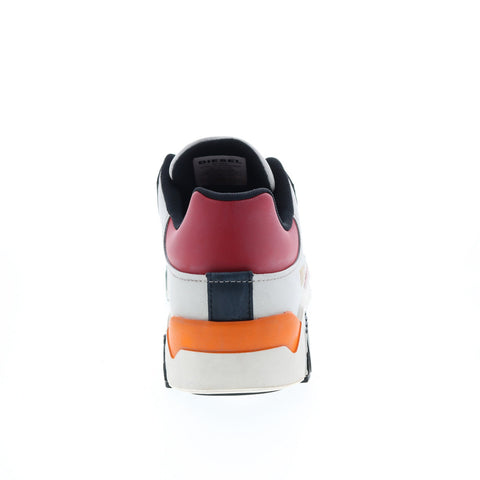 Diesel Le Rua S-Rua Low Sk Mens White Leather Lifestyle Sneakers Shoes