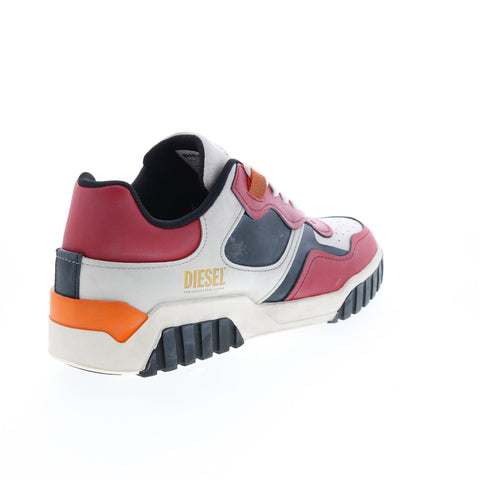 Diesel Le Rua S-Rua Low Sk Mens White Leather Lifestyle Sneakers Shoes