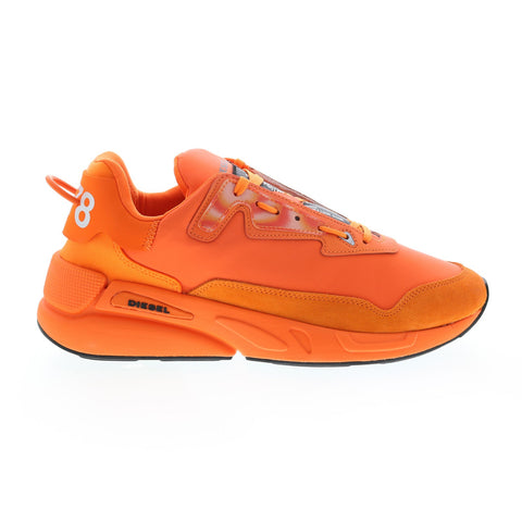 Diesel S-Serendipity LC Mens Orange Canvas Lace Up Lifestyle Sneakers Shoes